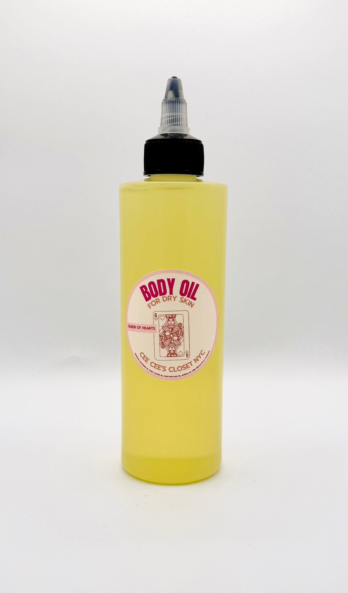 Queen of Hearts Scented Dry Body Oil