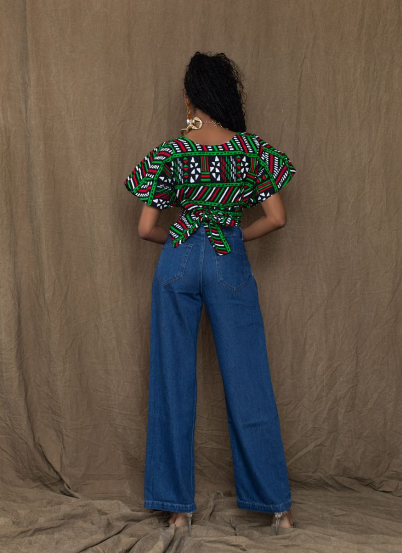 Aichatou Art Gallery Crop Top