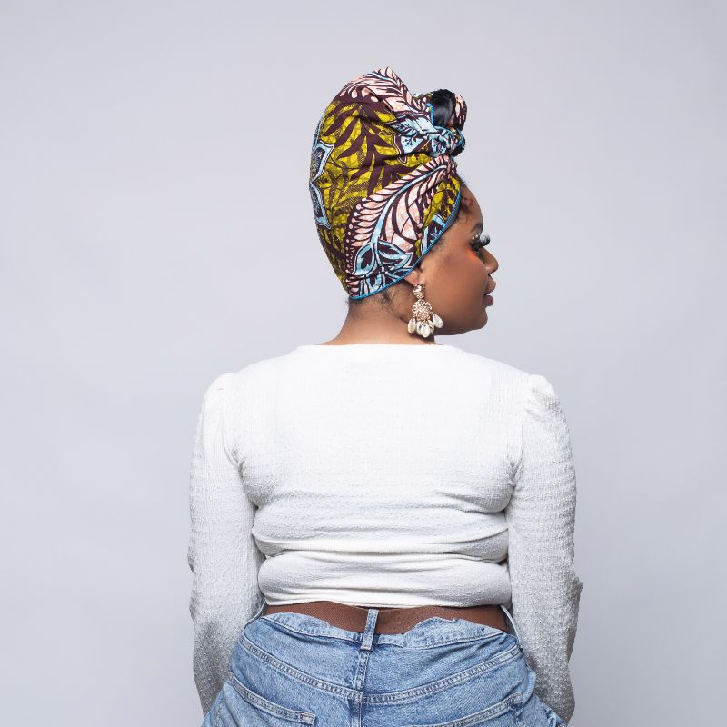 Mikaili Silk Lined Headwrap - Headwraps