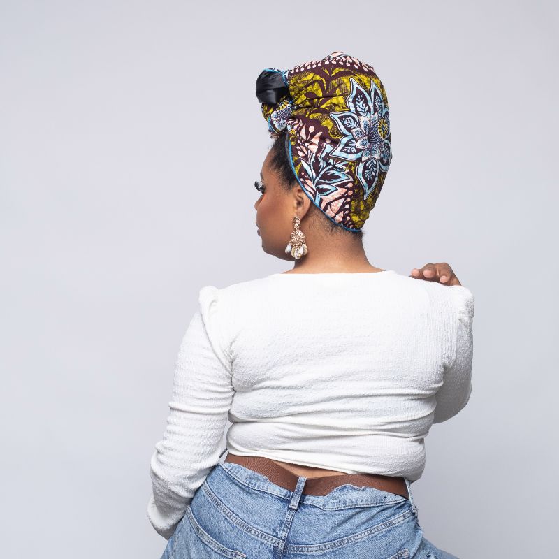 Mikaili Silk Lined Headwrap - Headwraps