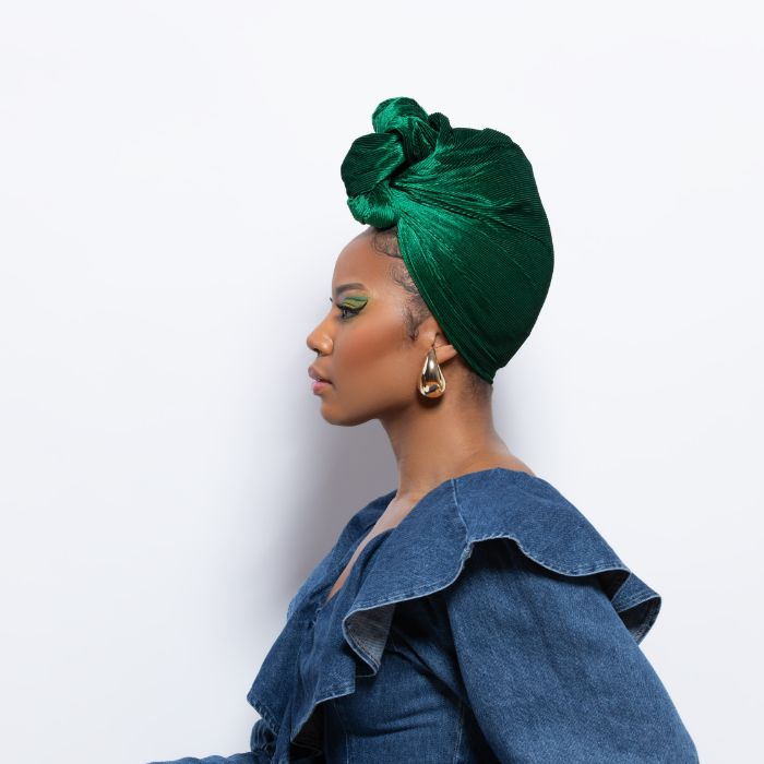 Small Ribbed Velvet Headwrap