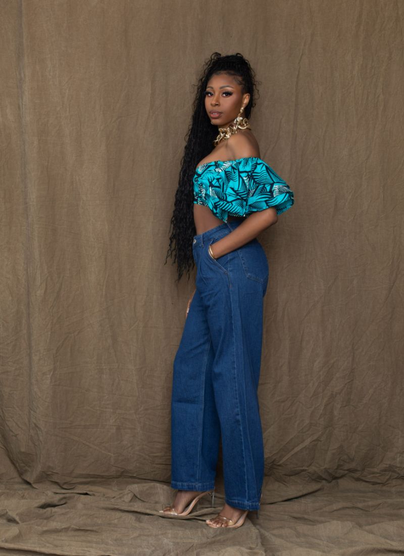 cfierce hanni着用tops Hiari Layered Crop Top – Cee Cee's Closet NYC