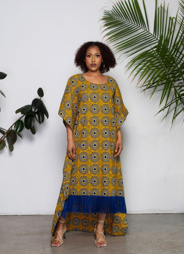 Kahina Fringe Caftan