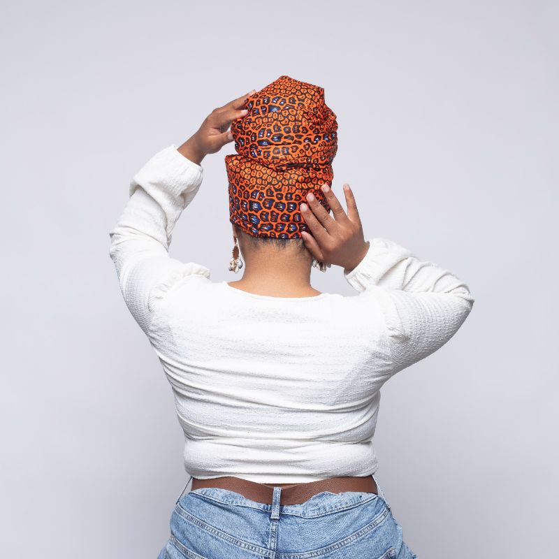 Tarisai Silk Lined  Headwrap - Head Wraps