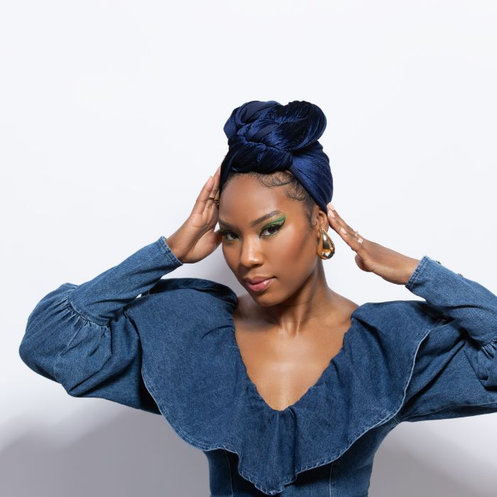 Small Ribbed Velvet Headwrap