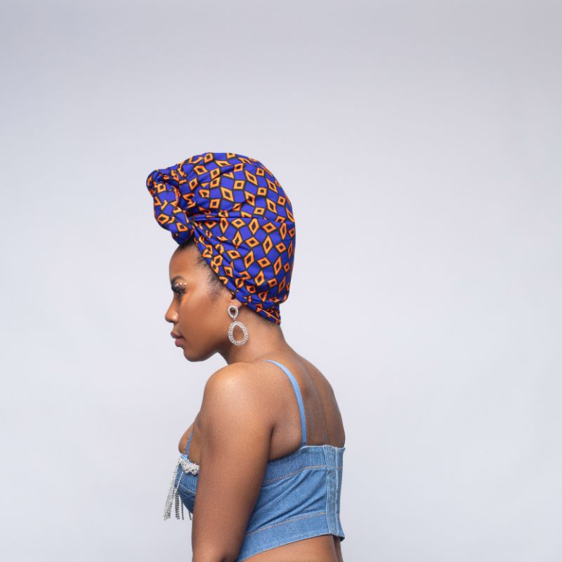Njema Silk Lined Headwrap - Headwraps