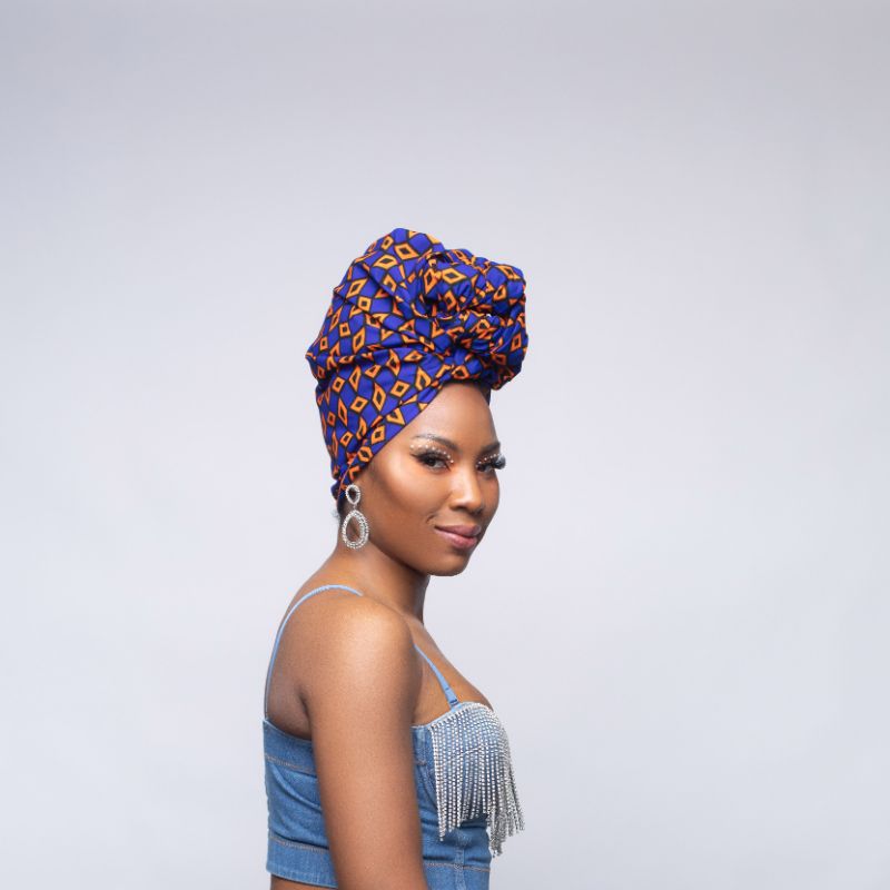 Njema Silk Lined Headwrap - Headwraps