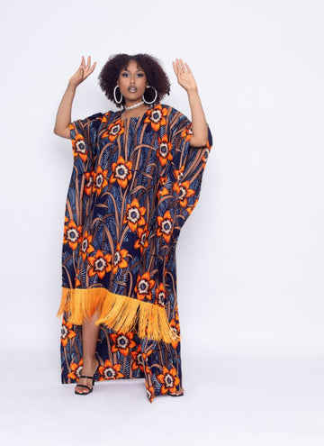 Nkiruka Fringe Caftan