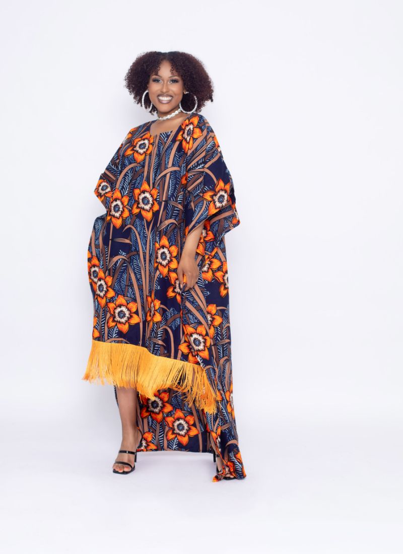 Nkiruka Fringe Caftan