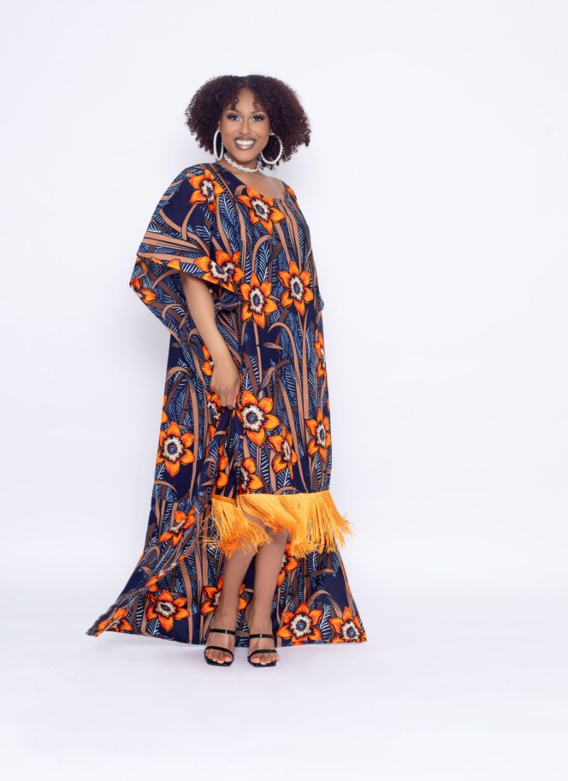 Nkiruka Fringe Caftan