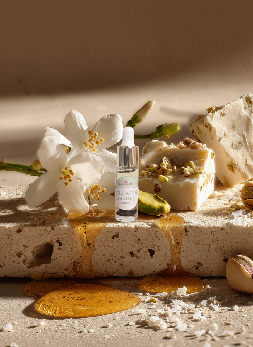 Pistachio Vanilla Scented Dry Body Oil