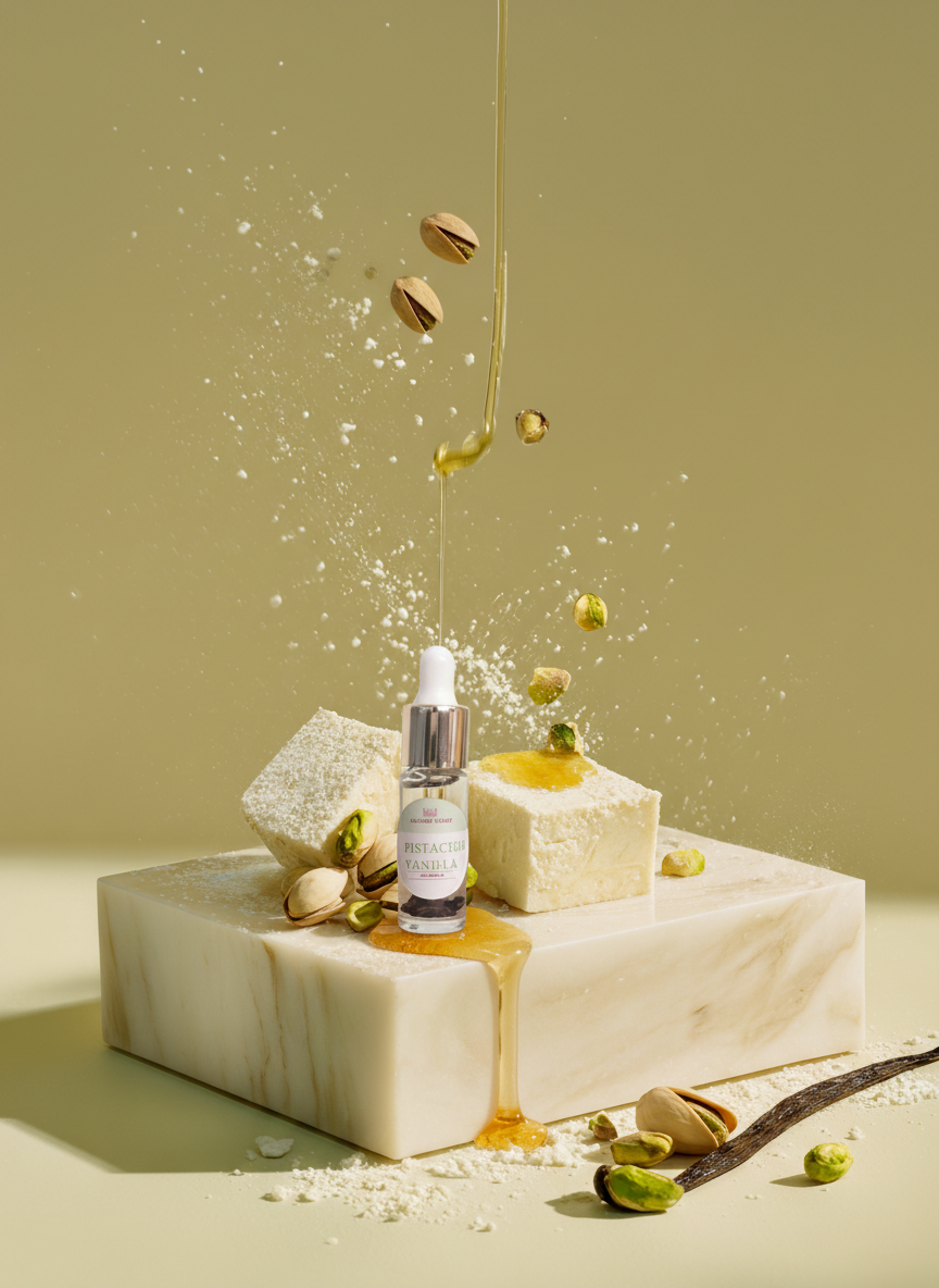 Pistachio Vanilla Scented Dry Body Oil
