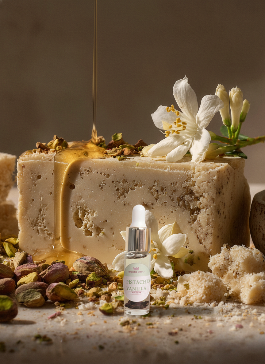 Pistachio Vanilla Scented Dry Body Oil