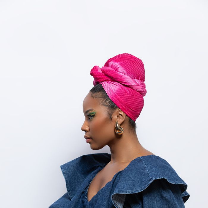 Small Ribbed Velvet Headwrap