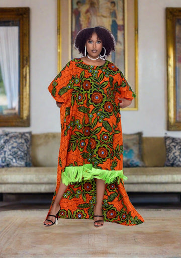 Taisha Fringe Caftan