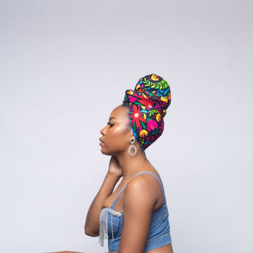 Uzima Silk Lined Headwrap - Headwraps