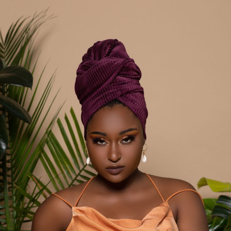Ribbed Velvet Headwrap
