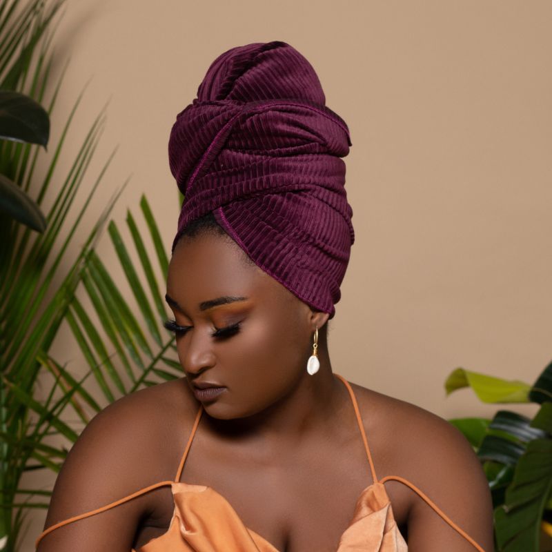 Ribbed Velvet Headwrap