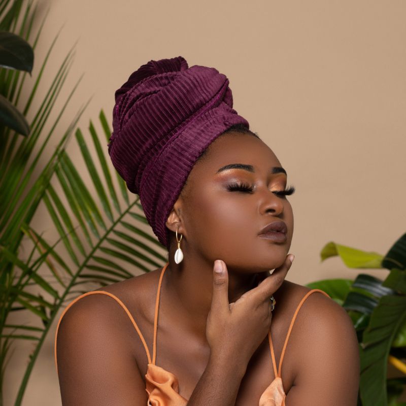 Ribbed Velvet Headwrap