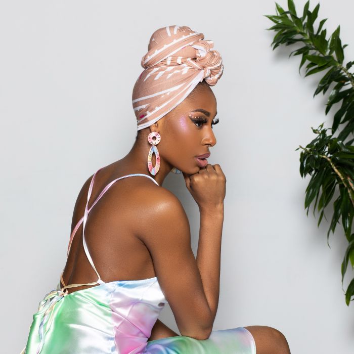 Printed Jersey Headwrap