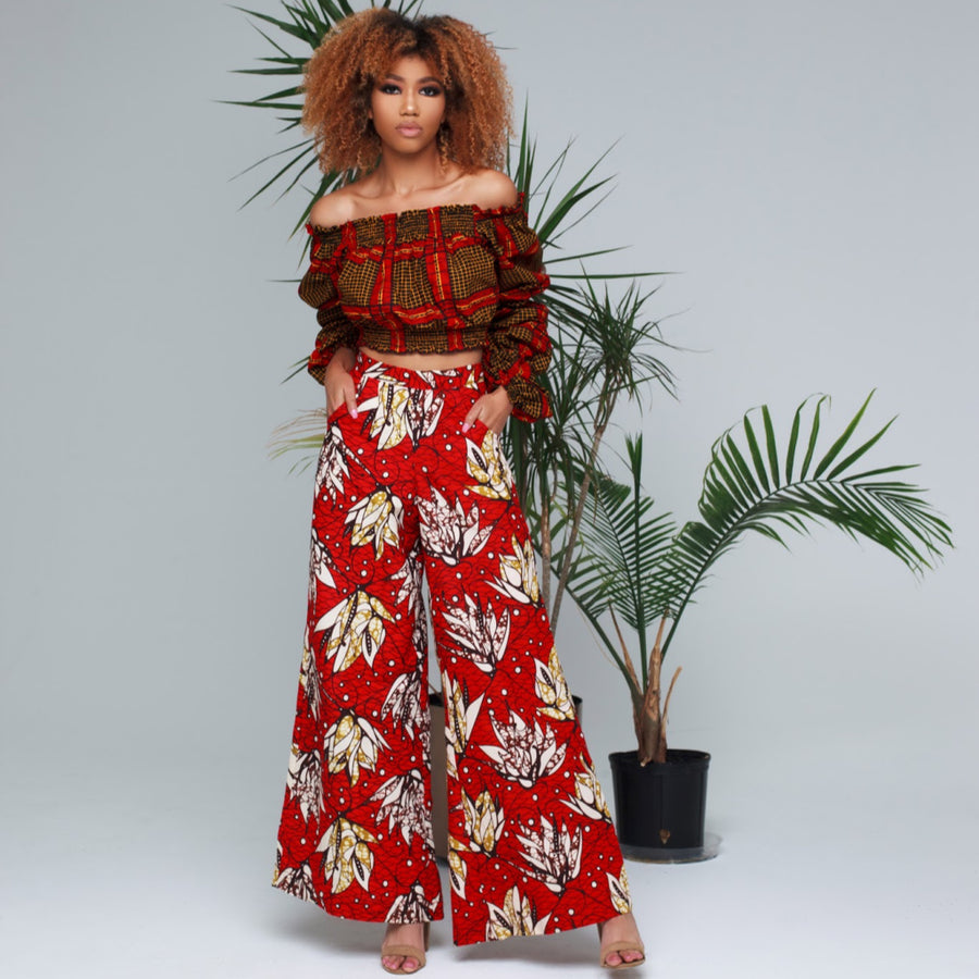 Samirah High Waist Palazzo Pant