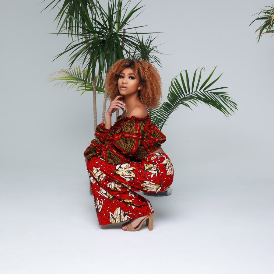 Samirah High Waist Palazzo Pant