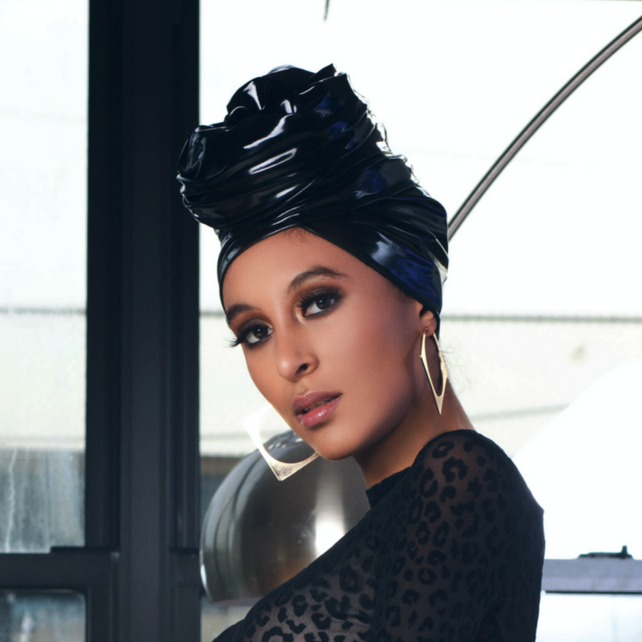 Venus Patent Leather headwrap