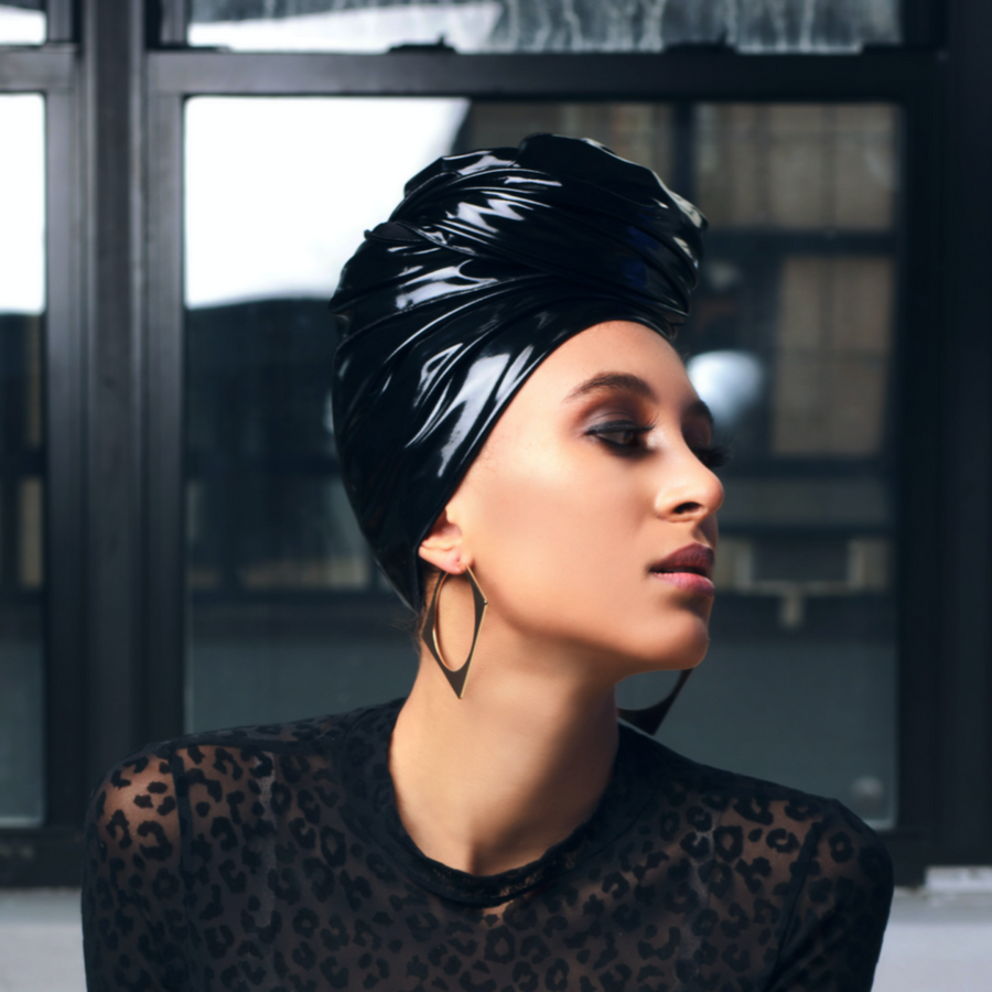 Venus Patent Leather headwrap