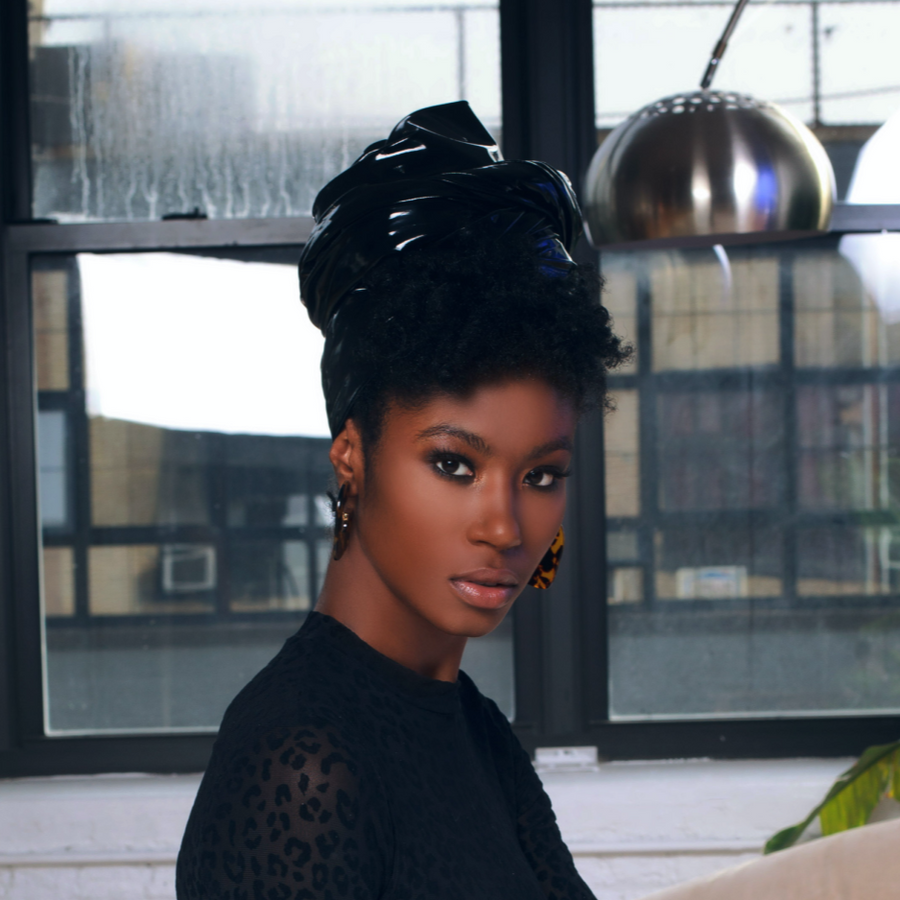 Venus Patent Leather headwrap