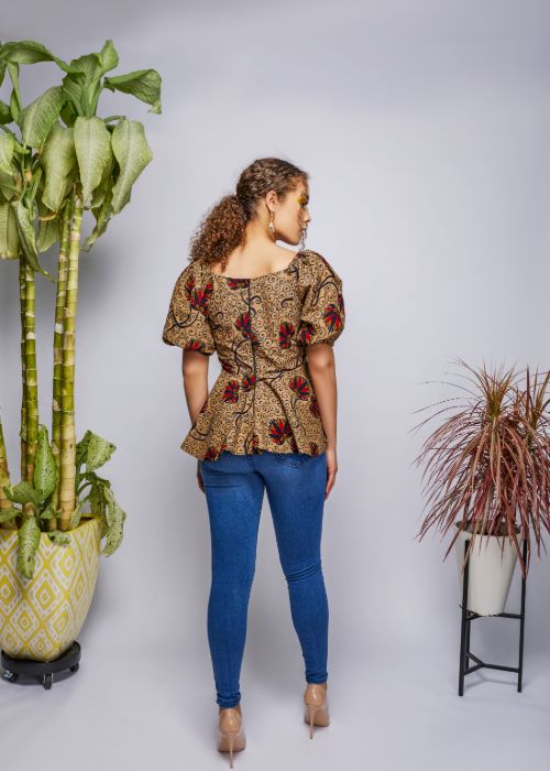 Amadika Peplum Top – Cee Cee's Closet NYC
