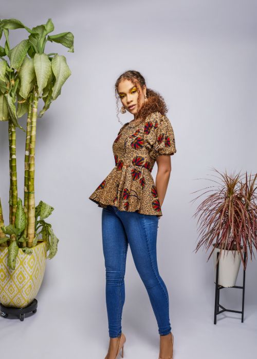 Amadika Peplum Top – Cee Cee's Closet NYC