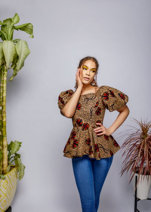 Amadika Peplum Top – Cee Cee's Closet NYC