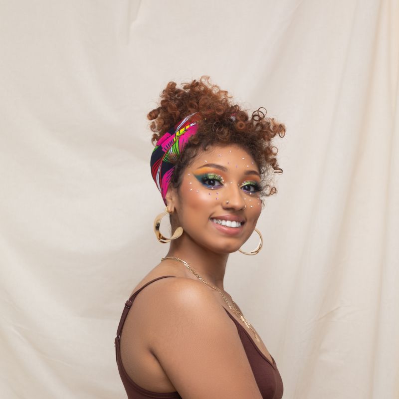 Asha Silk Lined Shortie - Headwraps