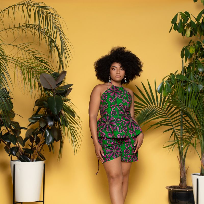 Bamiola Peplum Halter