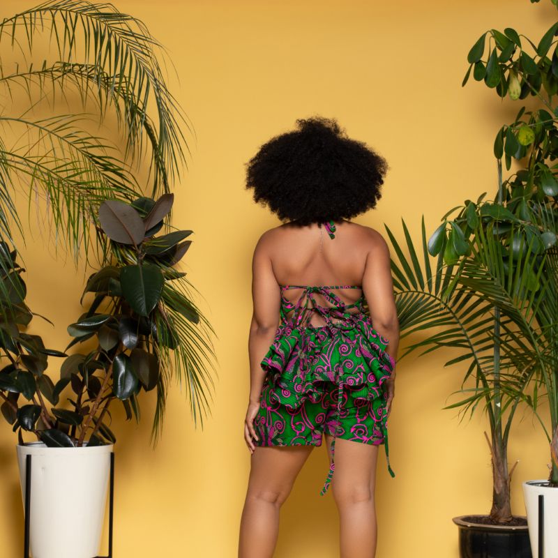 Bamiola Peplum Halter