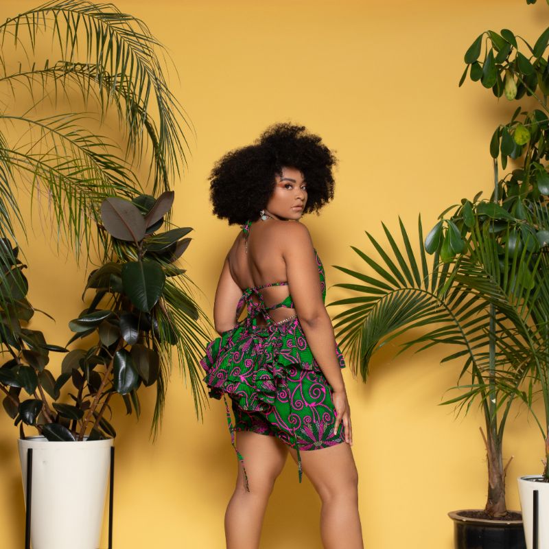 Bamiola Peplum Halter