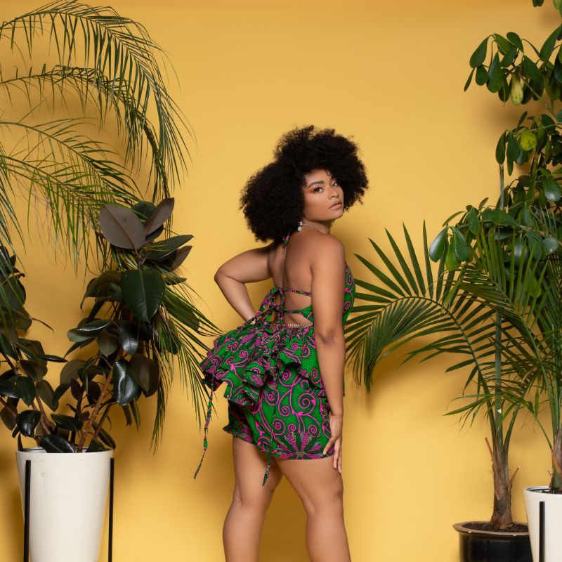 Bamiola Peplum Halter