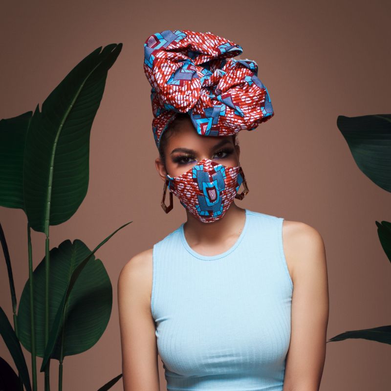 Blue Babetta Headwrap - Head Wraps