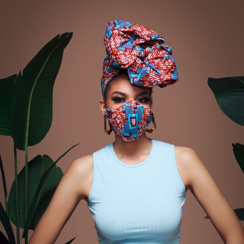 Blue Babetta Headwrap - Head Wraps