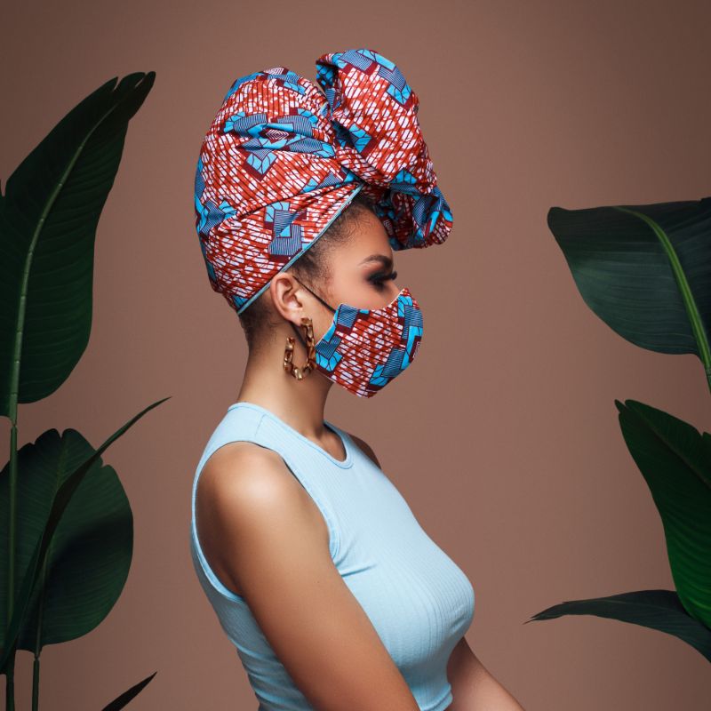 Blue Babetta Headwrap - Head Wraps