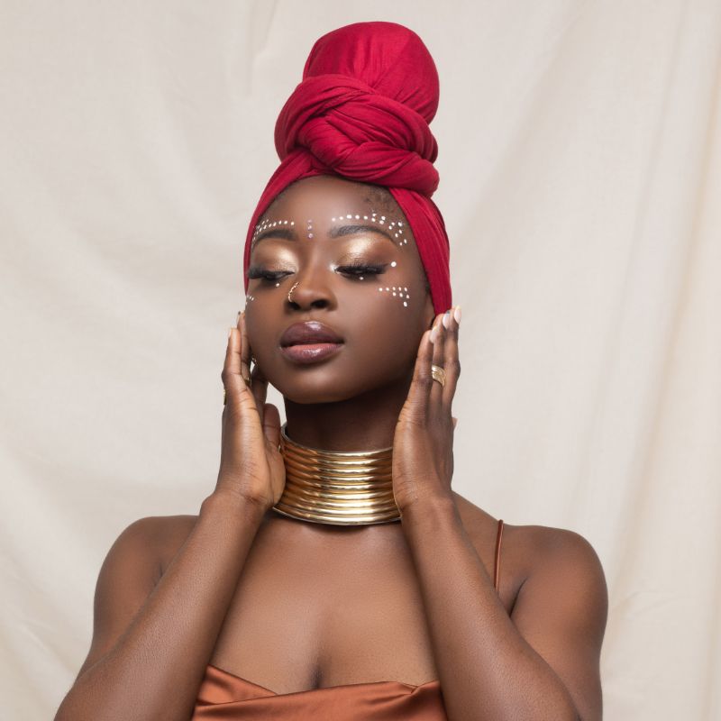 Jersey shop head wrap