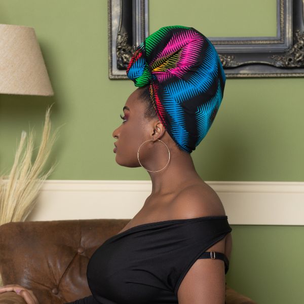 Chroma Silk Lined Headwrap - Head Wraps