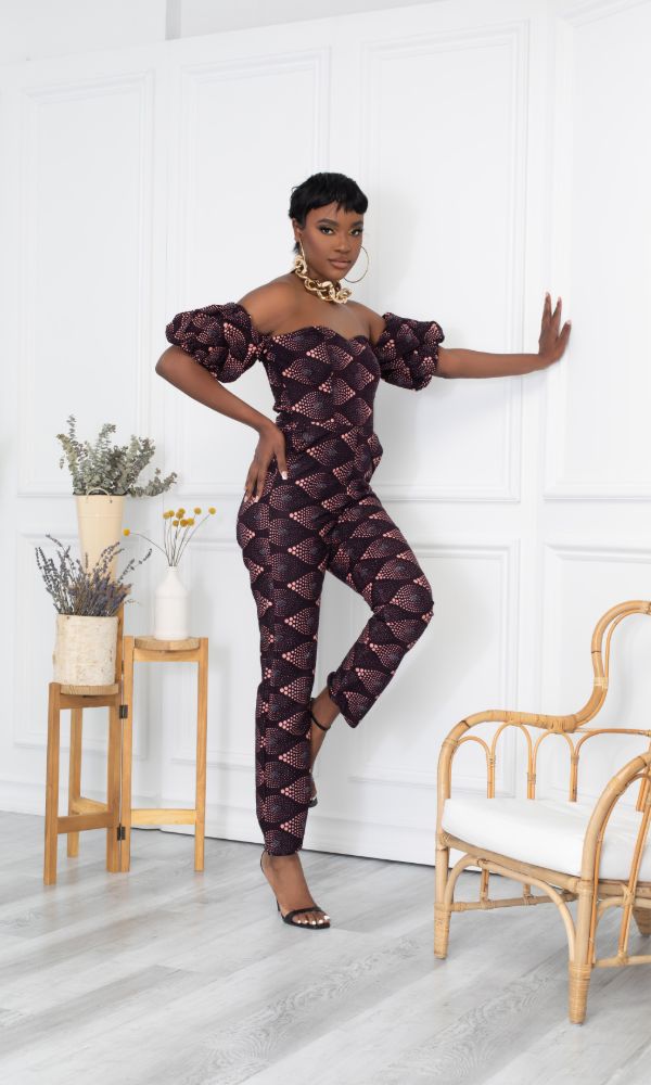 Gamba Bubble Sleeve Jumpsuit