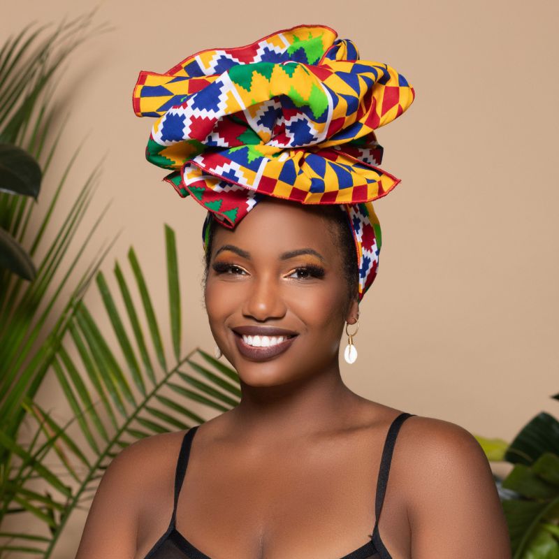 Gold Coast Silk Lined Headwrap - Head Wraps