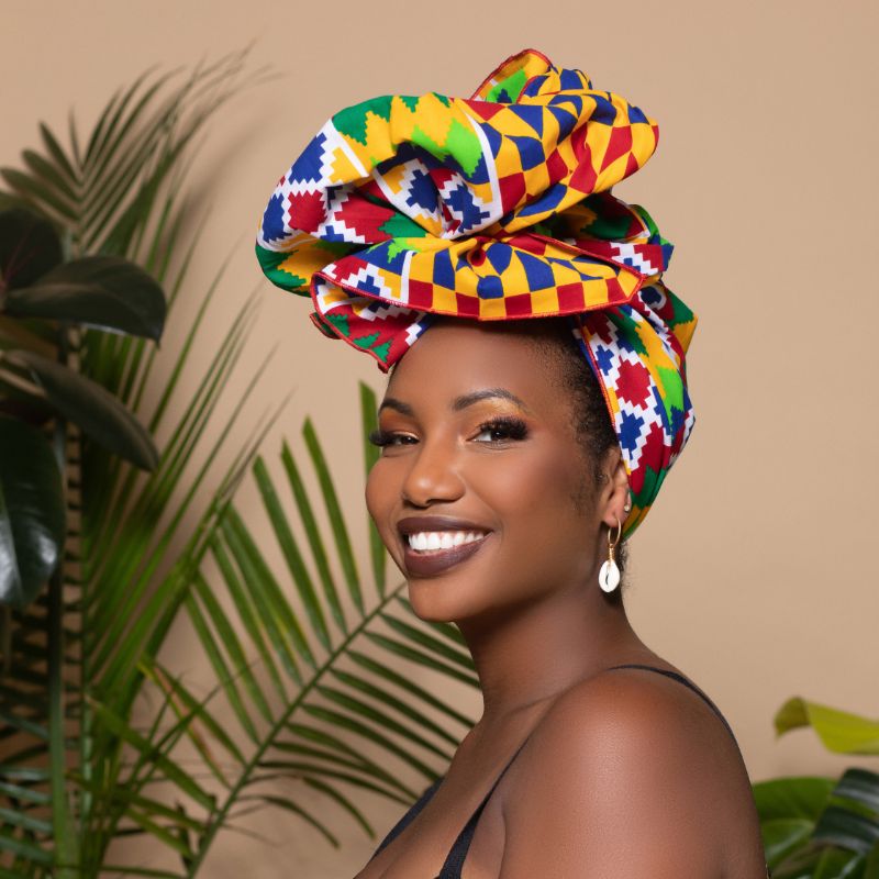 Gold Coast Silk Lined Headwrap - Head Wraps