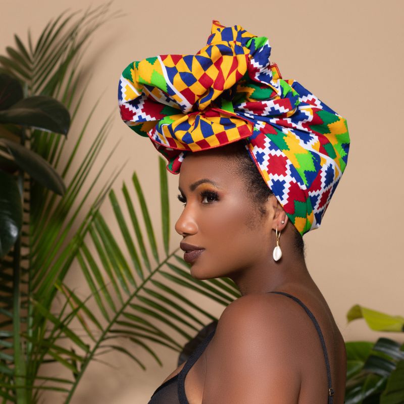 Gold Coast Silk Lined Headwrap - Head Wraps