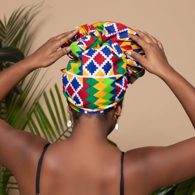 Gold Coast Silk Lined Headwrap - Head Wraps