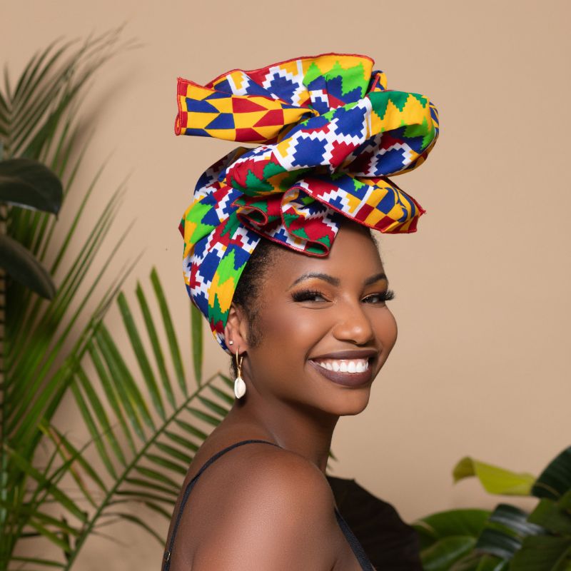 Gold Coast Silk Lined Headwrap - Head Wraps