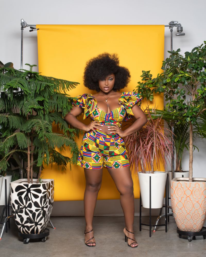 Kwafica Layered Crop Top