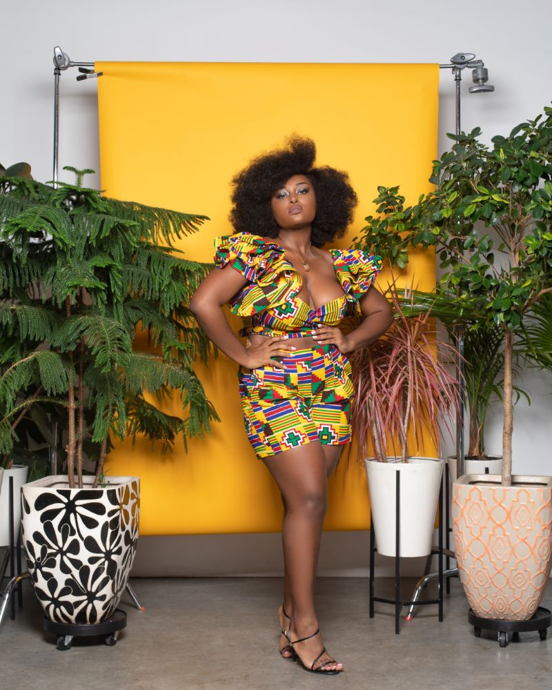 Kwafica Layered Crop Top